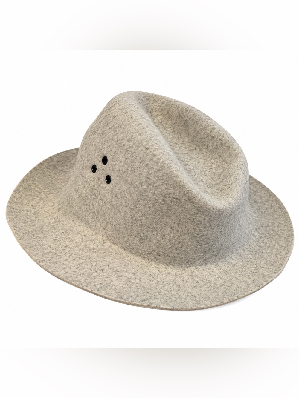 Vintage Dorfman Pacific 100% Wool Sculpted Brim Hat Made USA Large